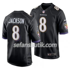 Baltimore Ravens Tröjor Lamar Jackson 8 Nike Svart - Herr
